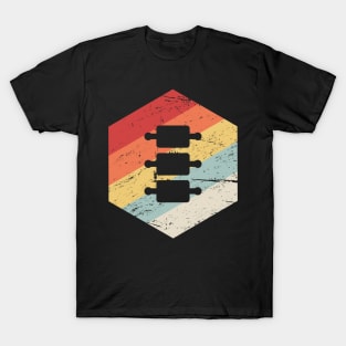 Retro Spine | Chiropractor Chiropractic Graphic T-Shirt